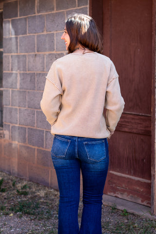 Feeling Loose Waffle Knit Top