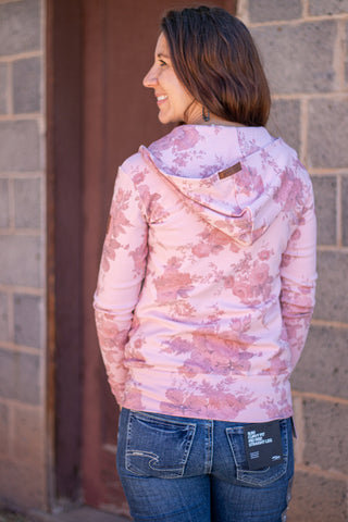 FullZip Sweatshirt- Cottage Rose