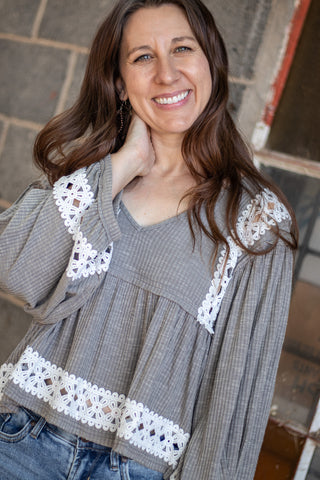 Brinlee Lace Blouse