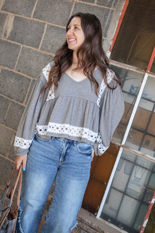 Brinlee Lace Blouse