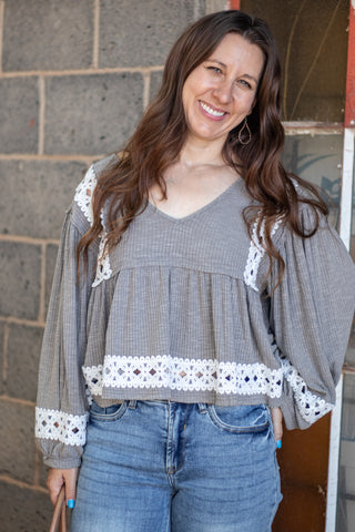 Brinlee Lace Blouse