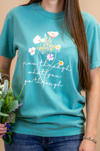 Grow Through Floral Tee