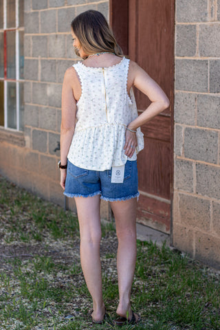 Harper Floral & Lace Tank