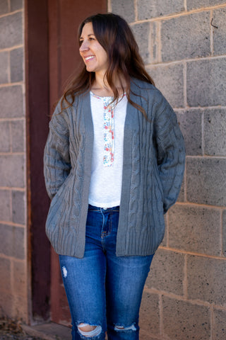 Hadleigh Cable Knit Cardigan