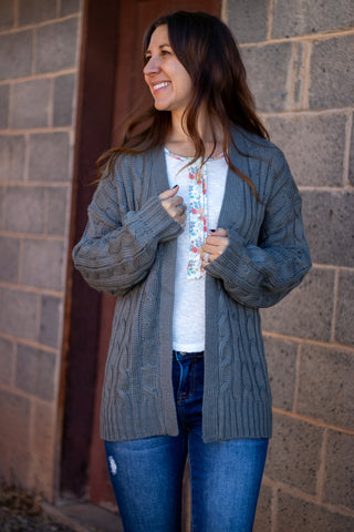 Hadleigh Cable Knit Cardigan