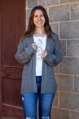 Hadleigh Cable Knit Cardigan