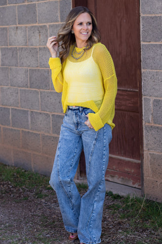 Harper Netted Pullover