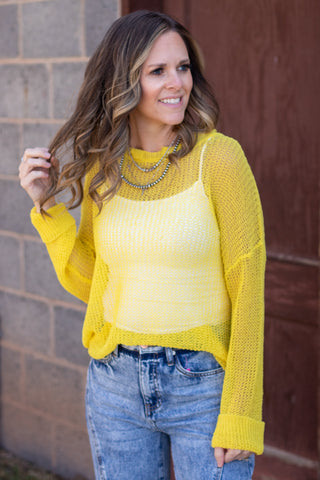 Harper Netted Pullover