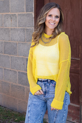 Harper Netted Pullover