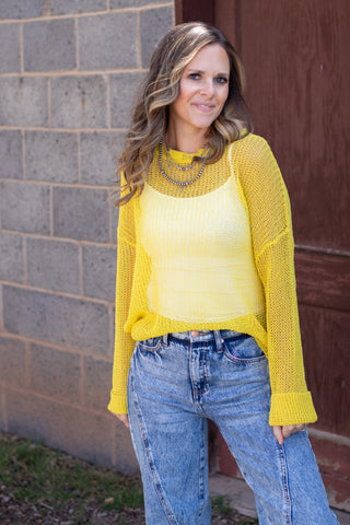 Harper Netted Pullover