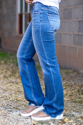 Hollee High Rise Wide Leg Jean
