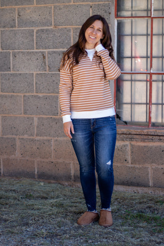 I Get How You Think Striped Top