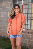 Finding My Way Crochet Accent Top
