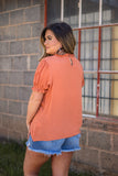 Finding My Way Crochet Accent Top