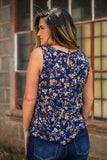 Take Note Floral Tank