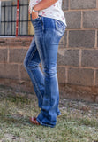 Sequin Road Bootcut Jean~ Miss Me