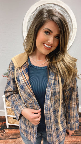Vivi Plaid Top