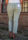 Carlene Mid Rise Slim Straight Jean