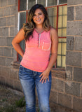 Promised Fun Tank- Watermelon Pink