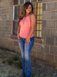 Promised Fun Tank- Watermelon Pink