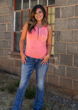 Promised Fun Tank- Watermelon Pink