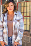 Give It Your All Plaid Top