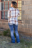 Give It Your All Plaid Top
