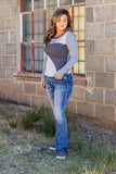 Put It To The Test Color Block Top