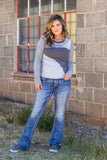 Put It To The Test Color Block Top