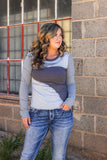 Put It To The Test Color Block Top