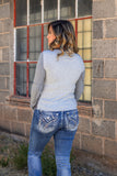 Put It To The Test Color Block Top