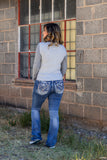 Put It To The Test Color Block Top