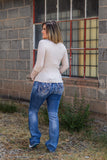 Go With Your Heart Lace Hem Top