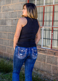 Face The Day Tank- Black