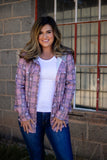 Never Left Behind Plaid Top