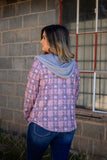 Never Left Behind Plaid Top