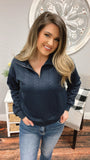 Right This Way Quarter Zip Pullover