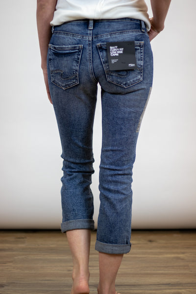 Britt Capri~ Silver Jeans