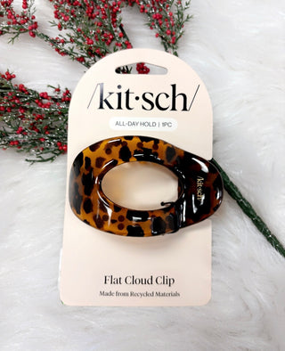 Recycled Plastic Medium Flat Cloud Clip - Tort