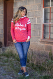 DoubleHood Sweatshirt- Stars And Stripes