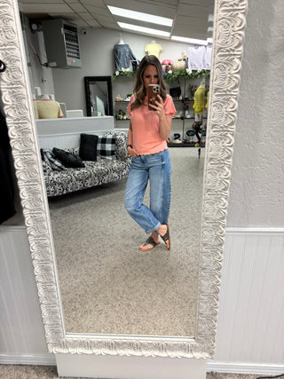 Lizzy High Rise Barrel Jean