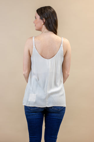Dalen Double Strap Tank- Sand Beige
