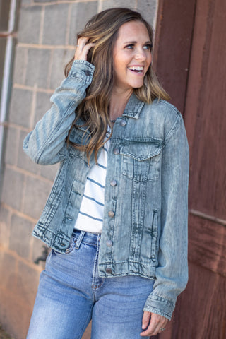 Jackie Jacket- Balsam Green
