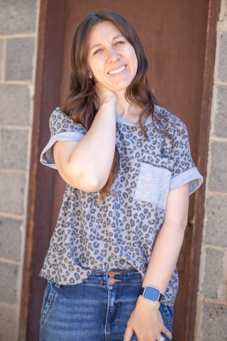 Jada Leopard Tee