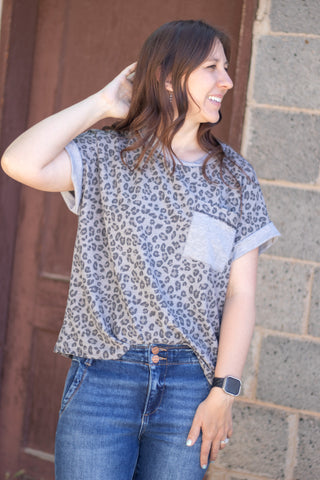 Jada Leopard Tee