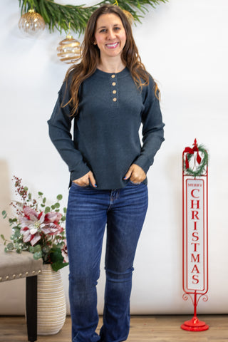 Jenson Waffle Knit Top