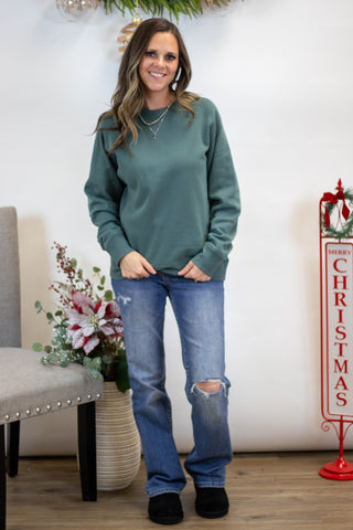 Josey Pullover- Ash Jade