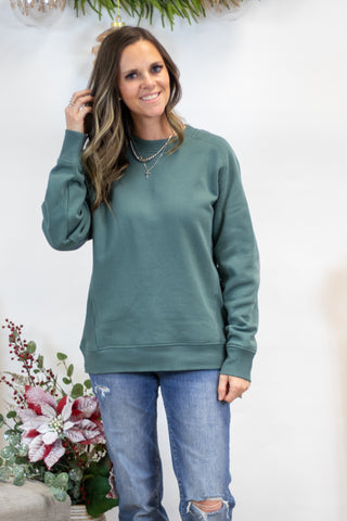Josey Pullover- Ash Jade