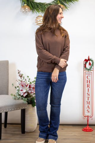 Josey Pullover- Brown