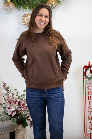 Josey Pullover- Brown